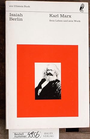 Bild des Verkufers fr Karl Marx: Sein Leben und sein Werk ein Ullstein Buch zum Verkauf von Baues Verlag Rainer Baues 