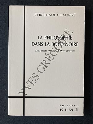 Bild des Verkufers fr LA PHILOSOPHIE DANS LA BOITE NOIRE CINQ PIECES FACILES SUR WILLGENSTEIN zum Verkauf von Yves Grgoire