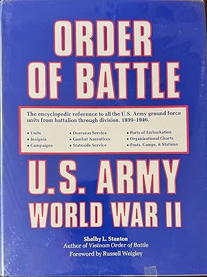 Image du vendeur pour Order of Battle: U.S. Army, World War II mis en vente par Antique Mall Books