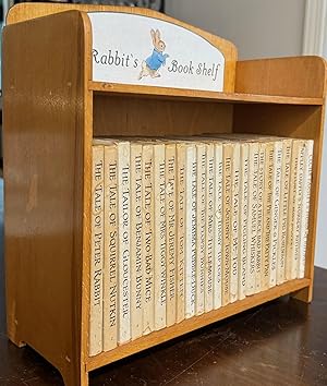 Peter Rabbit's Book Shelf - Set of 23 Volumes (Complete) of Beatrix Potter's Peter Rabbit books i...