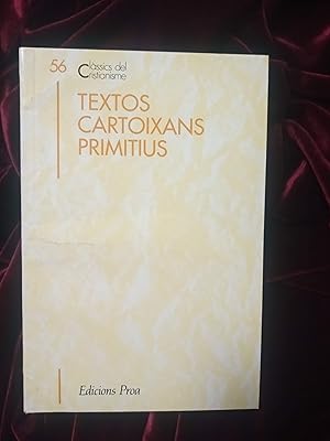Immagine del venditore per Textos cartoixans primitius venduto da Llibreria Fnix