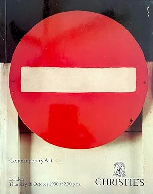 Contemporary Art. October 18, 1990. (Sale code MISTY-4384) [with Sales Results list]