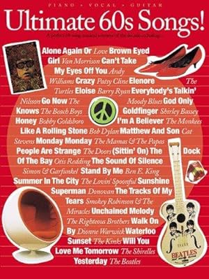 Immagine del venditore per Ultimate 60s Songs! Piano/Vocal/Guitar-Music Book venduto da WeBuyBooks