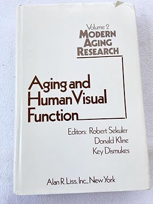 Seller image for 1982 HC Aging and human visual function (Modern aging research) by Sekuler, Robert for sale by Miki Store