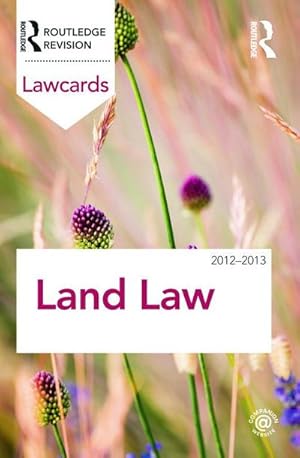 Bild des Verkufers fr Land Law Lawcards 2012-2013 zum Verkauf von AHA-BUCH GmbH