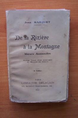 Image du vendeur pour DE LA RIZIERE A LA MONTAGNE moeurs annamites mis en vente par KEMOLA