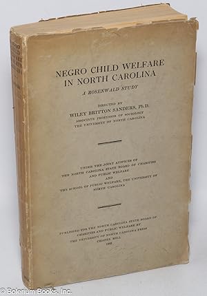 Negro child welfare in North Carolina