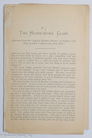 The house-work class [and] Result of the L.L.A. examination of 1884 [two pamphlets bound in one]