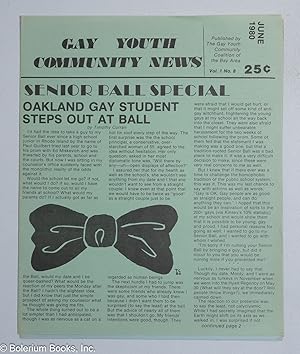 Gay Youth Community News: vol. 1, #8, June 1980: Senior Ball Special