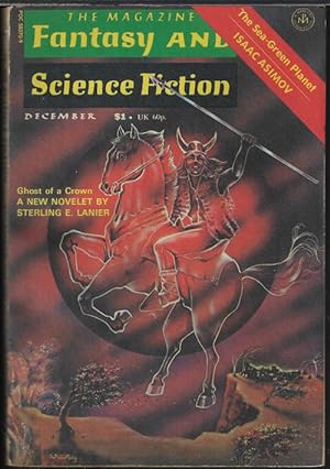 Image du vendeur pour The Magazine of FANTASY AND SCIENCE FICTION (F&SF): December, Dec. 1976 mis en vente par Books from the Crypt