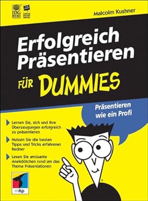 Imagen del vendedor de Erfolgreich prsentieren fr Dummies a la venta por Versandantiquariat Felix Mcke