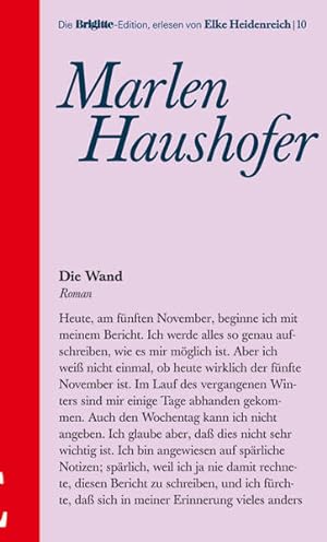 Seller image for Die Wand (Die Brigitte-Edition, Band 17) for sale by Versandantiquariat Felix Mcke