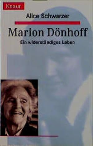 Bild des Verkufers fr Marion Dnhoff: Ein widerstndiges Leben zum Verkauf von Versandantiquariat Felix Mcke
