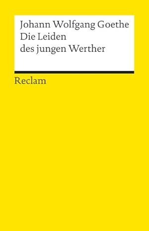 Seller image for Die Leiden des jungen Werther: Textausgabe mit Nachwort for sale by Versandantiquariat Felix Mcke
