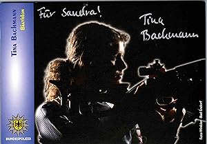 Original Autogramm Tina Bachmann Biathlon /// Autograph signiert signed signee