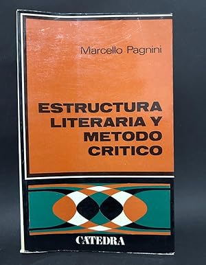 Seller image for ESTRUCTURA LITERARIA Y MTODO CRTICO - PRIMERA EDICIN EN ESPAOL for sale by Libros de Ultramar Alicante