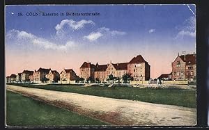 Ansichtskarte Köln-Riehl, Kaserne in der Boltensternstrasse