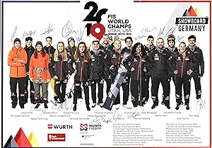 17 Original Autogramme Snowboard Germany 2019 FIS World Champs Utah, USA /// Autograph signiert s...