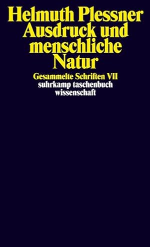 Gesammelte Schriften in zehn Bänden: VII: Ausdruck und menschliche Natur (suhrkamp taschenbuch wi...