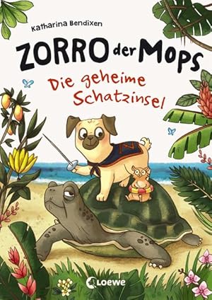 Bild des Verkufers fr Zorro, der Mops (Band 3) - Die geheime Schatzinsel: Tierische Abenteuer ab 6 Jahre zum Verkauf von Studibuch