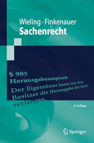 Bild des Verkufers fr Sachenrecht (Springer-Lehrbuch) zum Verkauf von Studibuch