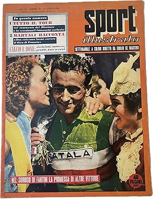 Sport Illustrato 19 Luglio 1956 Tour de France Bartali Binda Bolzan Ciclismo