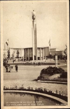 Ansichtskarte / Postkarte Brüssel, Weltausstellung 1935, Pariser Pavillon