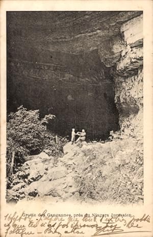 Ansichtskarte / Postkarte Nozeroy Jura, Grotte des Gangaunes