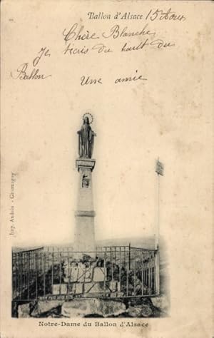 Ansichtskarte / Postkarte Ballon d'Alsace Vosges, Notre Dame