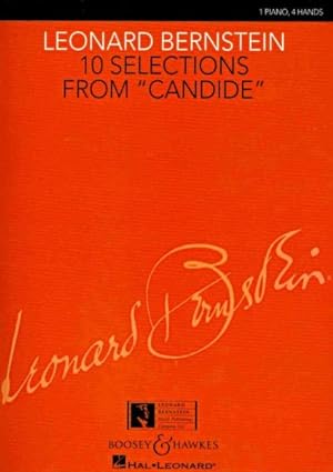 Image du vendeur pour Leonard Bernstein; 10 Selections from "Candide" : 1 Piano, 4 Hands mis en vente par GreatBookPrices
