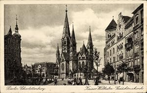 Ansichtskarte / Postkarte Berlin Charlottenburg, Kaiser Wilhelm Gedächtniskirche