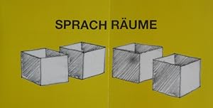 Seller image for Sprach-Rume. Vier Installationen. Einladung zur Erffnungsausstellung. for sale by Antiquariat Bernd Preler