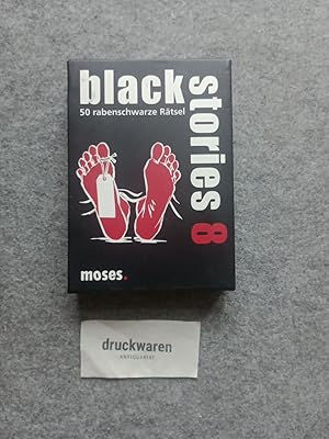 Imagen del vendedor de black stories 8. 50 rabenschwarze Rtsel [Audio CD]. a la venta por Druckwaren Antiquariat