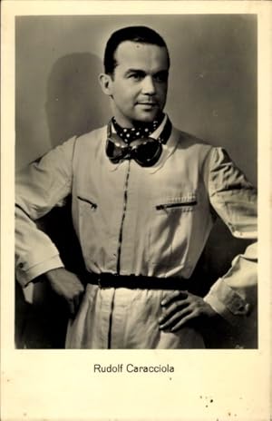 Ansichtskarte / Postkarte Rennfahrer Rudolf Caracciola, Portrait