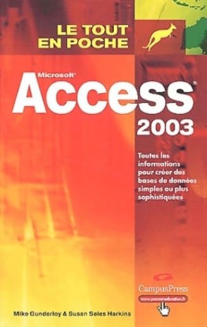 Access 2003 - Susan Sales Gunderloy
