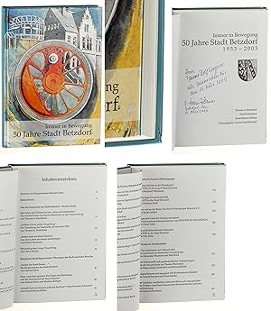 Bild des Verkufers fr Immer in Bewegung - 50 Jahre Stadt Betzdorf. 1953 - 2003. zum Verkauf von Antiquariat Lehmann-Dronke