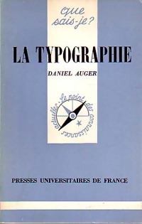 La typographie - Daniel Auger