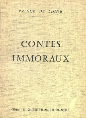 Image du vendeur pour Contes immoraux - Prince Charles-Joseph De Ligne mis en vente par Book Hmisphres
