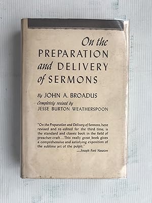 Imagen del vendedor de On the Preparation and Delivery of Sermons a la venta por Beach Hut Books