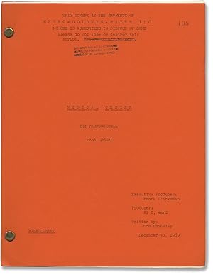 Medical Center: The Professional (Original screenplay for the 1970 television episode)