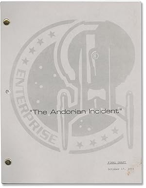 Bild des Verkufers fr Enterprise: The Andorian Incident (Original screenplay for the 2001 television episode) zum Verkauf von Royal Books, Inc., ABAA