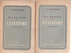 Les questions du léninisme. 2 volumes.