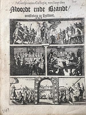 Rare pamphlet conspiracy Maurits 1623 | 't Conspiratius Collegie, verclaert den Moordt ende Brand...