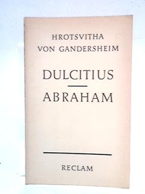 Image du vendeur pour Dulcitius, Abraham: Zwei Dramen mis en vente par World of Rare Books