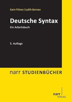 Bild des Verkufers fr Deutsche Syntax Ein Arbeitsbuch zum Verkauf von Berliner Bchertisch eG