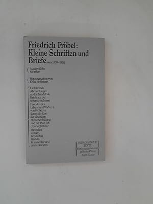 Seller image for Kleine Schriften und Briefe von 1809-1851: Hrsg. v. Erika Hoffmann. for sale by ANTIQUARIAT FRDEBUCH Inh.Michael Simon