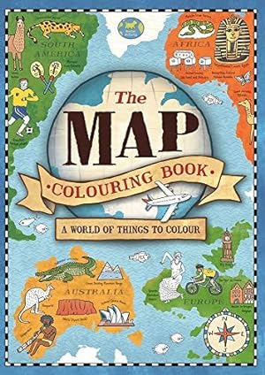 Imagen del vendedor de The Map Colouring Book: A World of Things to Colour a la venta por WeBuyBooks