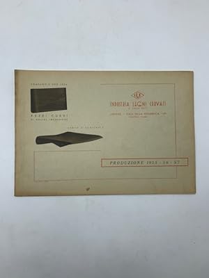 Industria Legni curvati di Carlo Ratti, Lissone. Produzione 1955-56-57