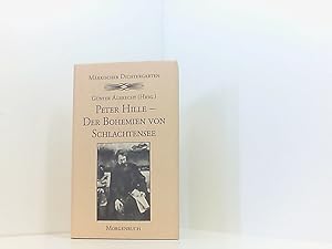 Bild des Verkufers fr Peter Hille, der Bohemien von Schlachtensee hrsg. und mit einem Nachw. von Gnter Albrecht zum Verkauf von Book Broker