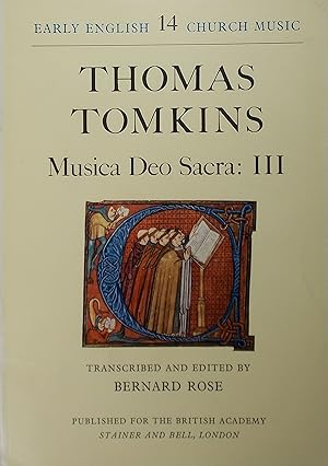 Musica Deo Sacra III (Early English Church Music 14)